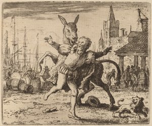 Ass and the Hound, pravděpodobně c. 16451656. od Allart van Everdingen
