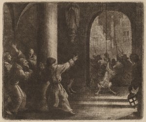 Vlk a klášterní zvon, pravděpodobně c. 16451656. od Allart van Everdingen