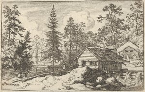 Žena při pohledu na loď, 17. století. od Allart van Everdingen