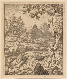 Vodopád, pravděpodobně c. 16451656. od Allart van Everdingen