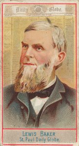 Lewis Baker, St. Paul Daily Globe, ze série amerických editorů N1 pro Allen & Ginte..., 1887. od Allen