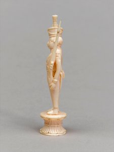 Bílý pěšec, šachová figurka, Indie, cca 1820 od Allen Edward Everitt