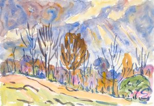Akvarel č. 63, Road, 1930.