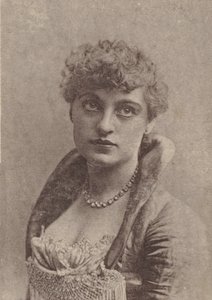 Charlotte Tittell, ze série herečky N67 propagující cigaretu Virginia Brights..., ca. 1888. od Allen and Ginter