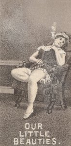 Ze série herečky N57 propagující cigarety Our Little Beauties pro Allen & Ginte..., 1890.