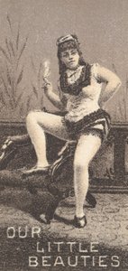 Ze série herečky N57 propagující cigarety Our Little Beauties pro Allen & Ginte..., 1890.
