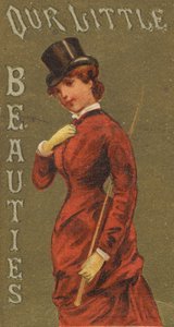 Ze série Girls and Children N58 propagující cigarety Our Little Beauties pro Alle..., 1887. od Allen and Ginter
