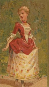 Ze série Girls and Children N64 propagující cigarety Virginia Brights pro Allen &..., 1886. od Allen and Ginter
