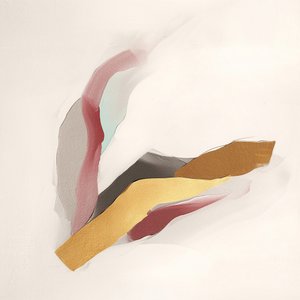 Moderní abstraktní obraz s motivem tekoucího zlata od Alma