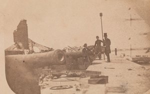 Evakuace Fort Sumter, duben 1861, duben 1861. od Alma A. Pelot.