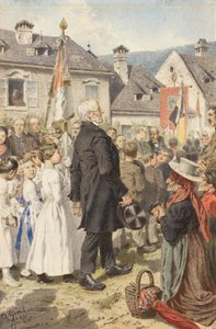 Procesí Božího těla od Alois Greil
