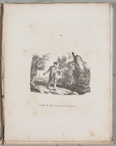 Umění litografie: Přenos dřevorytiny, deska VI