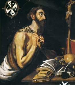 Svatý Dominik kajícník. 1621 (olej na plátně) od Alonso Florin