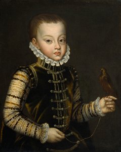 Portrét španělského infanta Ferdinanda od Alonso Sánchez Coello