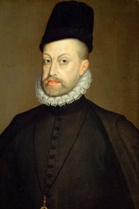 Portrét Filipa II. 1527-1598, krále Španělska a Portugalska, 1568 od Alonso Sánchez Coello