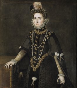 Portrét Infanta Catherine Michelle Španělské 1567-1597, 1584-1585 od Alonso Sánchez Coello