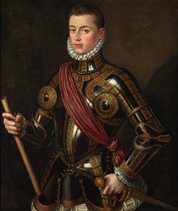Španělština:  Don Juan de Austria armado Don Juan de Austria armed od Alonso Sánchez Coello