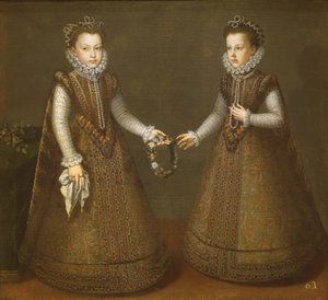 Infantas Isabel Clara Eugenia a Catalina Micaela od Alonso Sánchez Coello