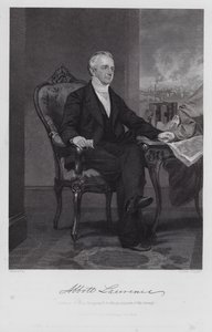 Abbott Lawrence (rytina) od Alonzo (after) Chappel