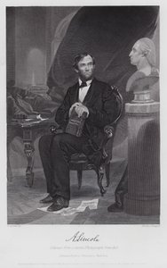 Abraham Lincoln (rytina) od Alonzo (after) Chappel
