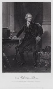 Alexander Hamilton (rytina) od Alonzo (after) Chappel