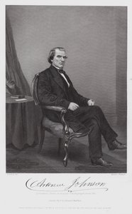 Andrew Johnson (rytina) od Alonzo (after) Chappel