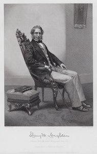 Henry Wadsworth Longfellow (rytina) od Alonzo (after) Chappel