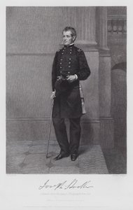 Joseph Hooker (rytina) od Alonzo (after) Chappel