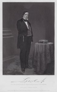 Lewis Cass (rytina) od Alonzo (after) Chappel