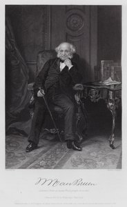 Martin Van Buren (rytina) od Alonzo (after) Chappel