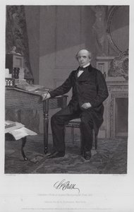 Salmon Portland Chase (rytina) od Alonzo (after) Chappel