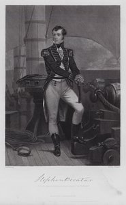Stephen Decatur (rytina) od Alonzo (after) Chappel