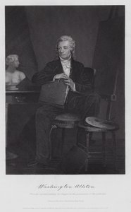 Washington Allston (rytina) od Alonzo (after) Chappel
