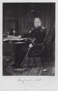 Winfield Scott (rytina) od Alonzo (after) Chappel