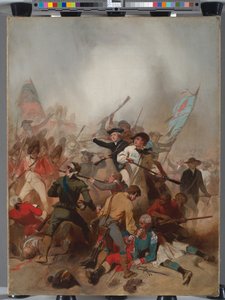 Bitva u Bunker Hill, 17. června 1775, 1859 od Alonzo Chappel