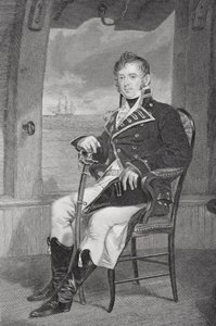Portrét Jamese Lawrence (1781-1813) (litho) od Alonzo Chappel