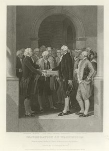 Inaugurace ve Washingtonu od Alonzo Chappel
