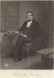 Washington Irving od Alonzo Chappel