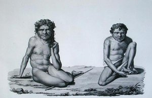 Port Jackson, New Holland: Aborigines from the Blue Mountains, z 