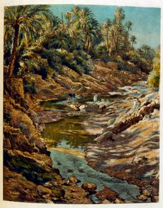 Dinetova ilustrace z knihy "Mirages" Scény z arabského života. 1906. Knihu Mirages, Scenes De La Vie Arab ilustroval Etienne Dinet s komentářem Silmana Ben Ibrahima Bamera. Nasreddine Dinet se narodil jako Alphonse-Etienne Dinet; (1861-1929) byl fren od Alphonse Etienne Dinet