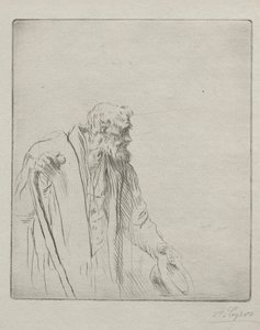 Žebrák od Alphonse Legros