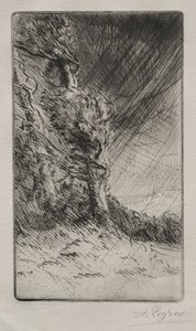 Závan větru. od Alphonse Legros