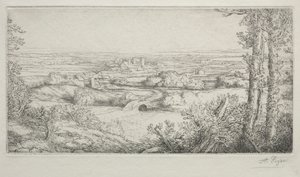 Údolí v Burgundsku Údolí v Burgundsku. od Alphonse Legros