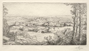 Údolí v Burgundsku Údolí v Burgundsku. od Alphonse Legros