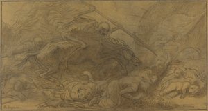Po bitvě. od Alphonse Legros