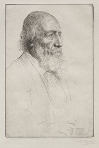 Alfred Lord Tennyson od Alphonse Legros