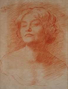Alice Knewstubová od Alphonse Legros