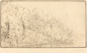 Podél řeky (Sur la riviere) od Alphonse Legros