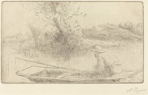 Podél Temže od Alphonse Legros