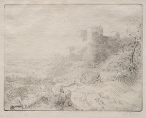 Starý zámek. od Alphonse Legros